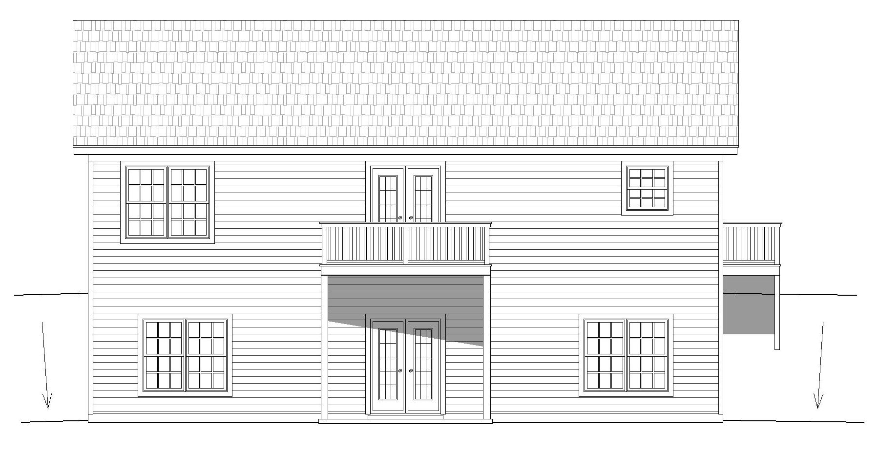 1271-1251-256-C-Rear Elevation